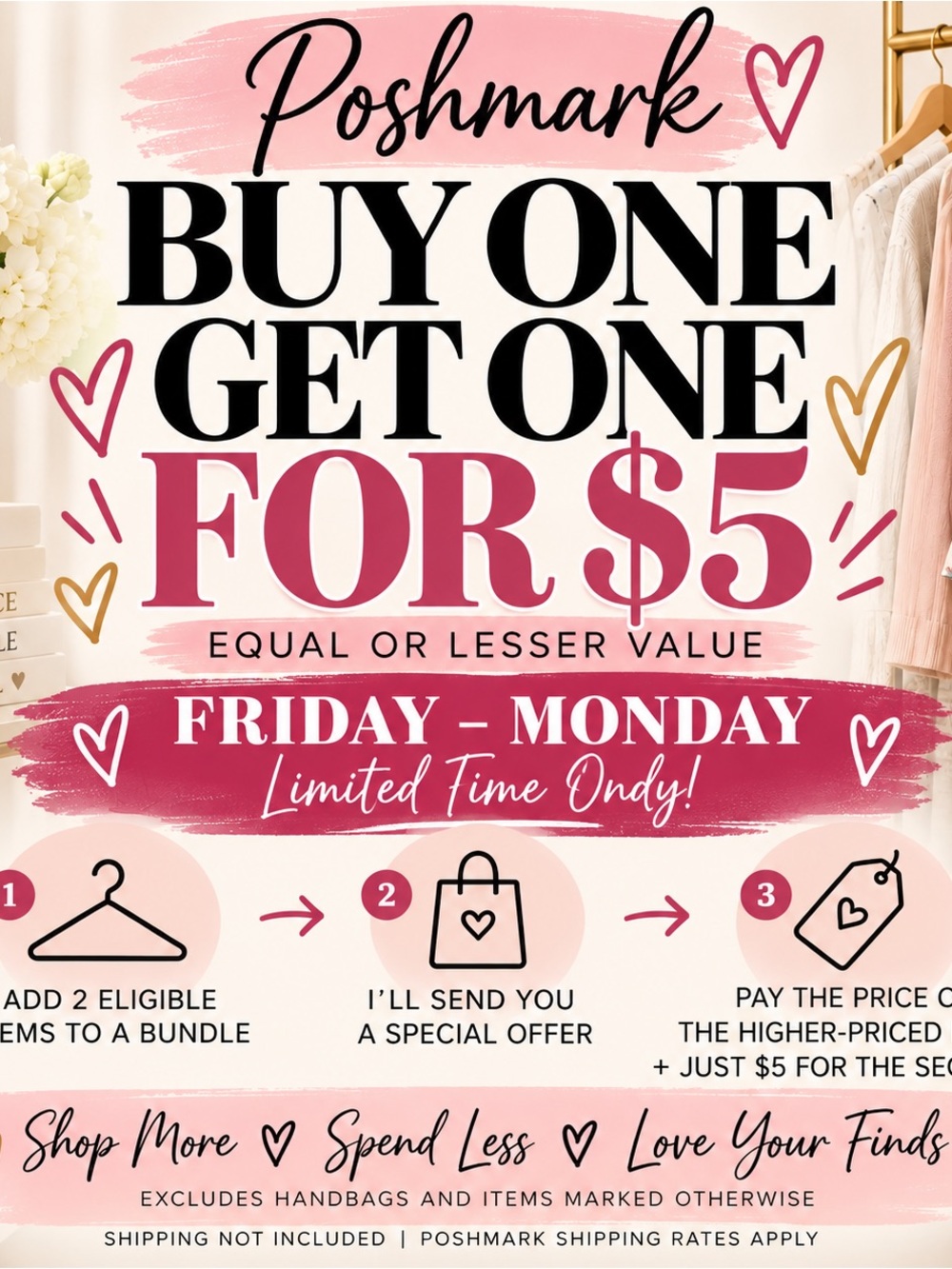 🔥 BUY ONE, GET ONE FOR $5 🔥